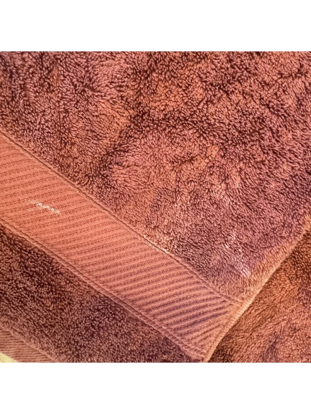 Wamsutta Rust Red Bath & Hand Towel Set 100% Cotton – Set of 3 Bathroom Decor